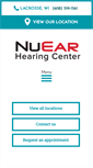 Mobile Screenshot of nuearhearingcenter.com
